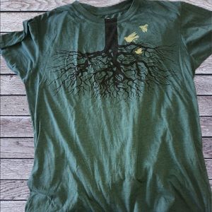 VINTAGE GRAPHIC TEE Teal L